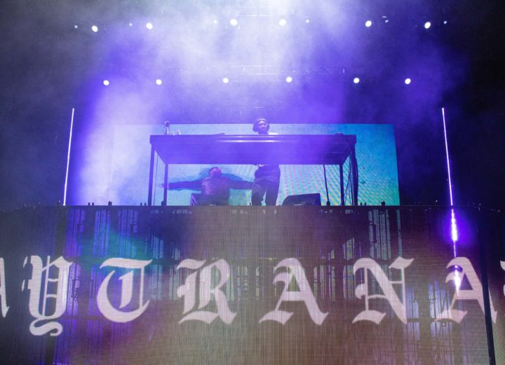 Kaytranada Performing live at Red Rocks Amphitheater.