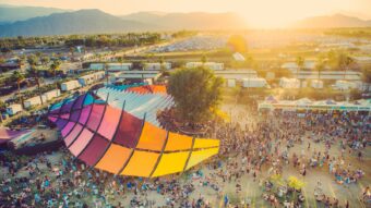 Coachella's Do Lab stage structures