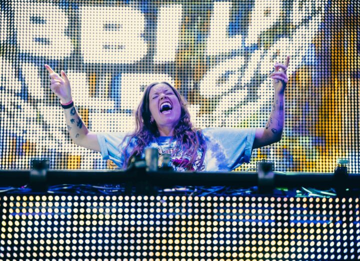 LP Giobbi performing at sunset music festival 2022