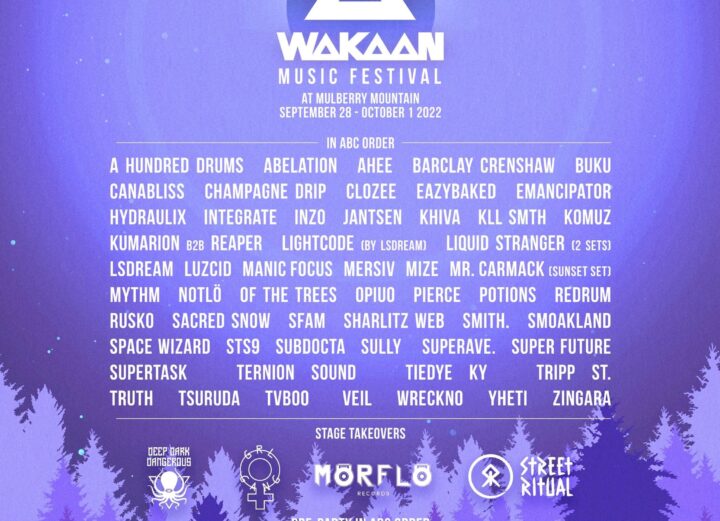 WAKAAN Music Festival lineup 2022