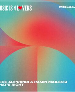 That's Right EP artwork from Fede Aliprandi and Ramin Majlessi