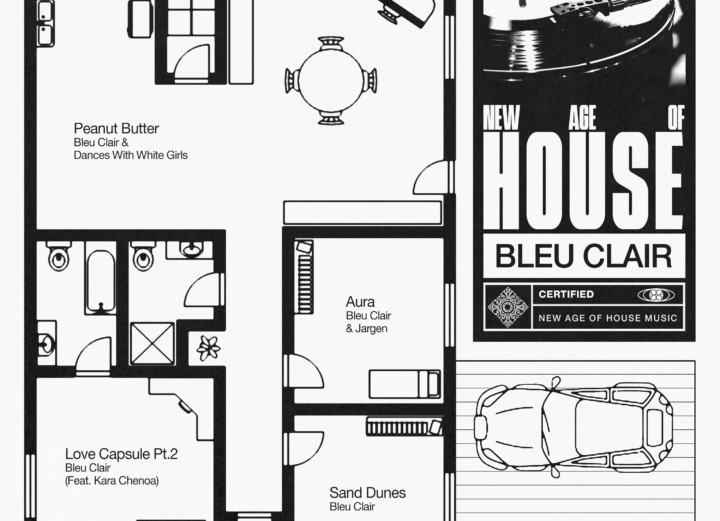 Bleu Clair New Age of House EP artwork