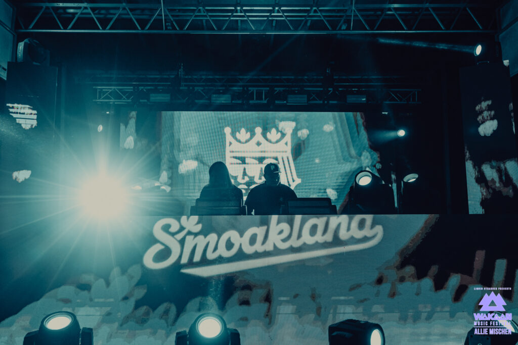Smoakland performing at WAKAAN Music Festival 2022