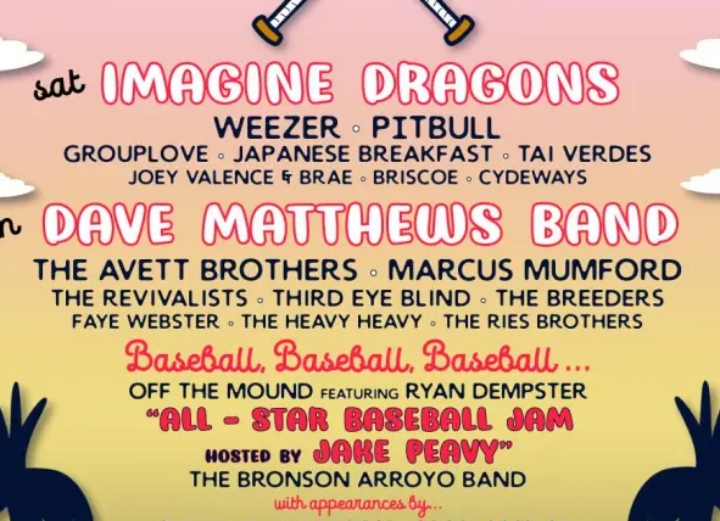 Innings Festival Tampa Horizontal Lineup