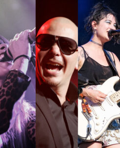 Photos of Pitbull & other artists playing Innings Festival Tampa in 2023.