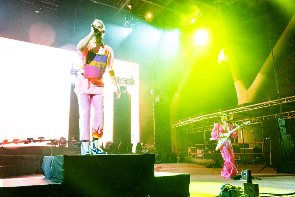 Photo of SOFI TUKKER at Red Rocks on April 21, 2023 (Photo Courtesy of Franz Hilberath @franzmp3)