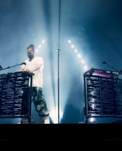 Photo of Elderbrook performing live (c/o EDM Identity)