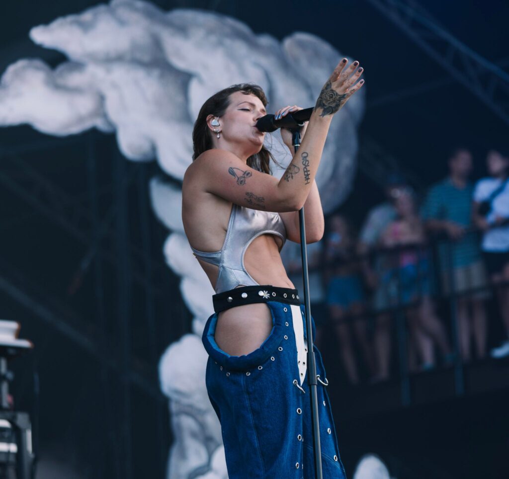 Tove Lo performing at Hangout Music Festival 2023.