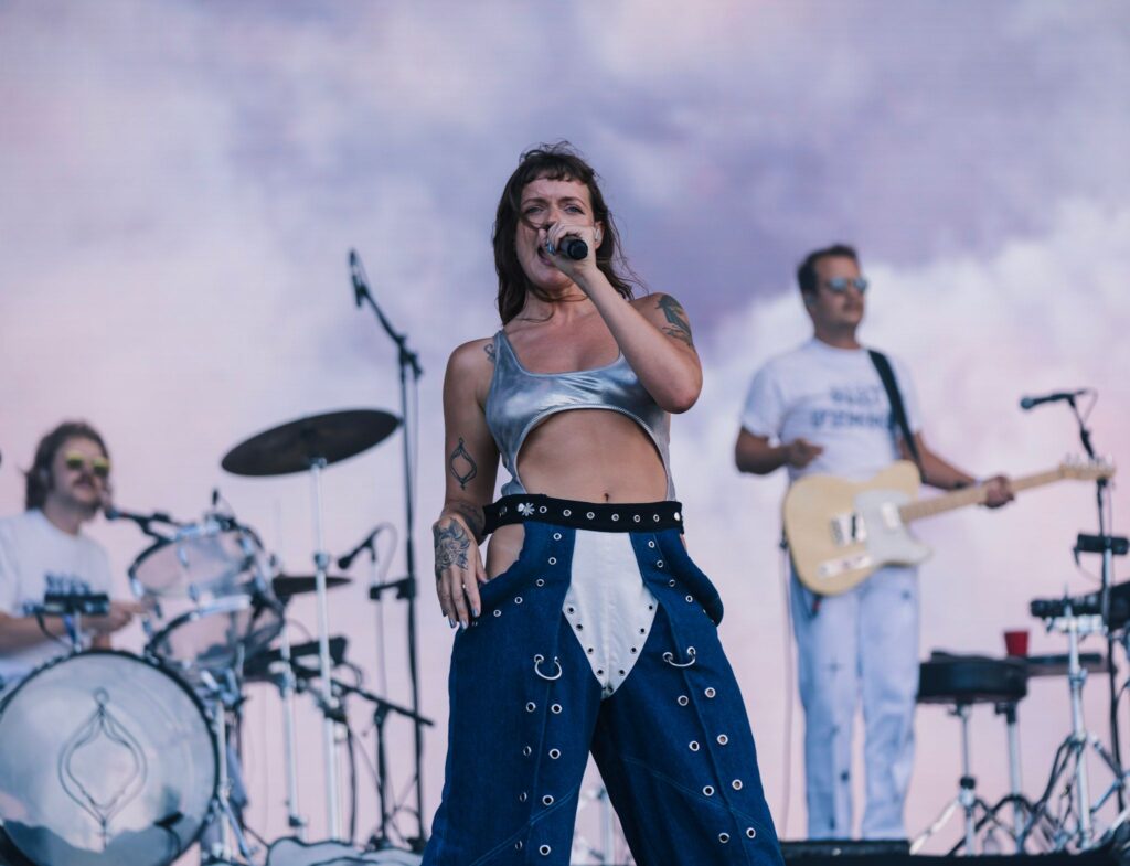Tove Lo performing at Hangout Music Festival 2023.