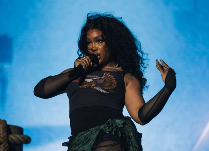 SZA performing at Hangout Music festival 2023.