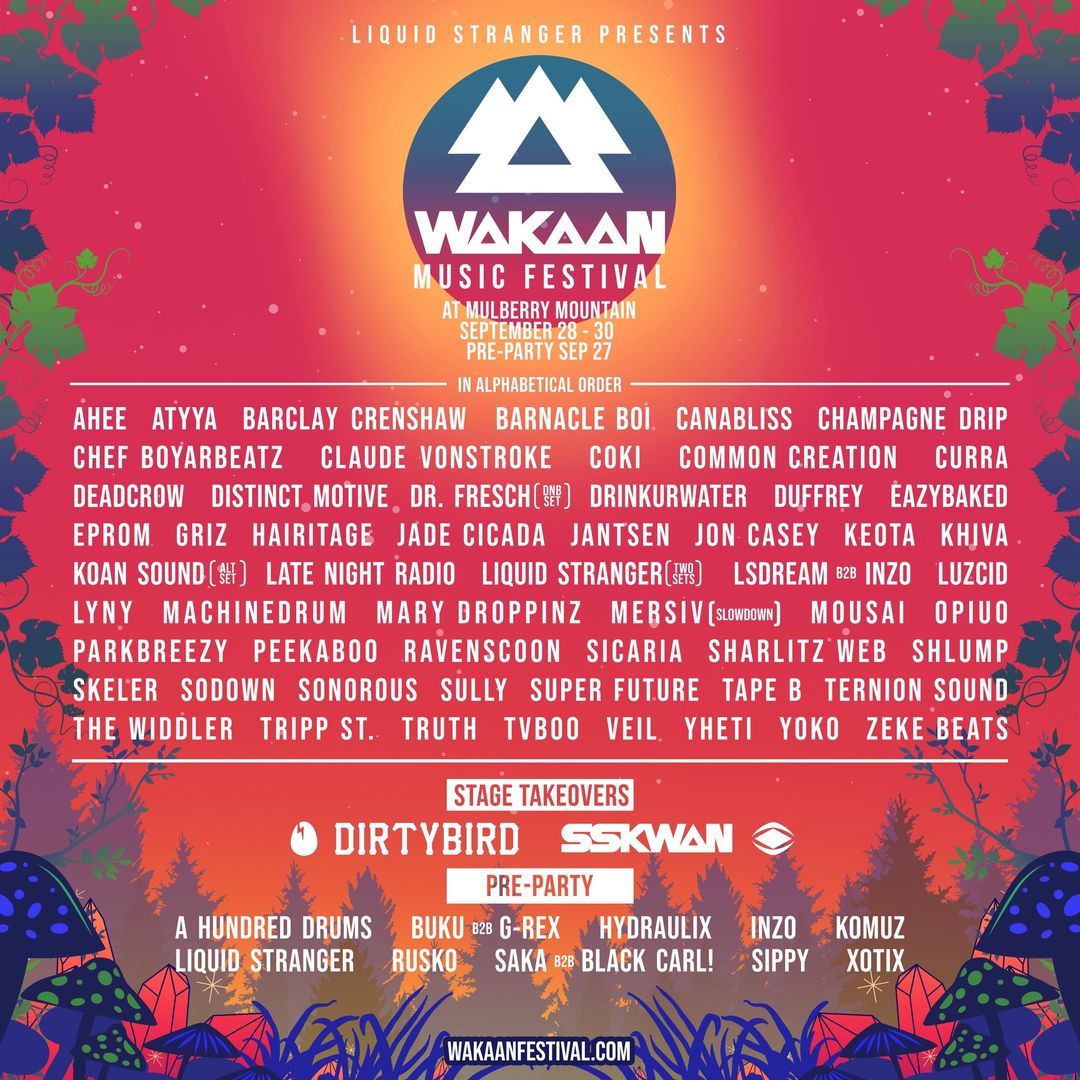 Wakaan Music Festival Announces Lineup ft. Liquid Stranger, GRiZ