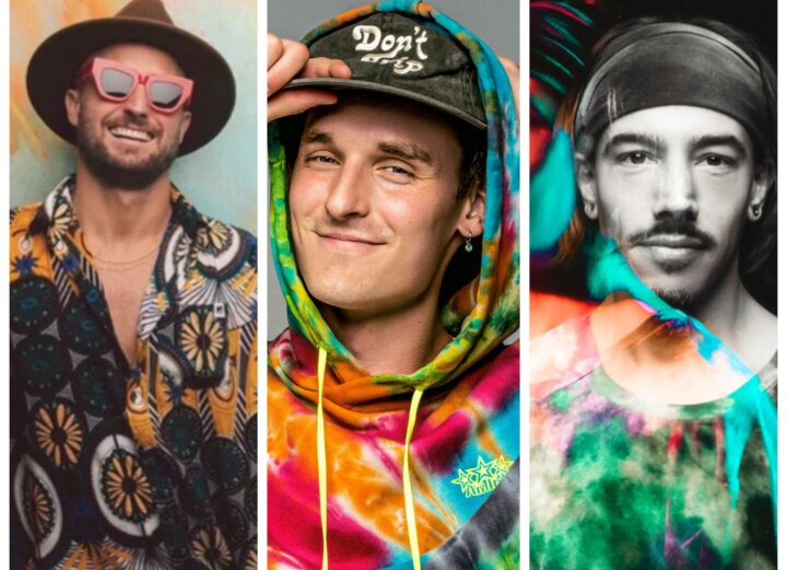 EDM Shows September: Highlighting Fisher, GRiZ and Liquid Stranger in photo Collage