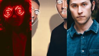 MP3 SELECTS Ft. REZZ< Disclosure and Big Wild in collage from left to right.