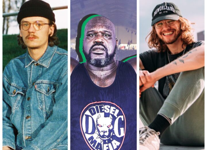 Collage featuring DJs including ford., DIESEL, and LYNY