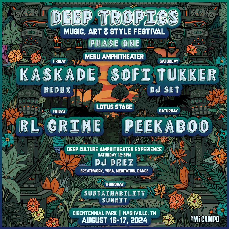 Deep Tropics 2024 Headliners