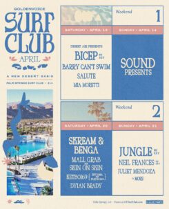 Goldenvoice Surf Club Lineup poster