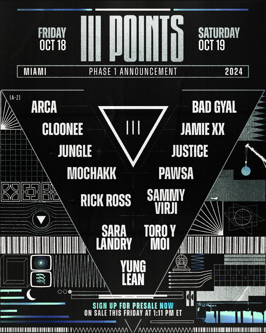 III Points Lineup Poster