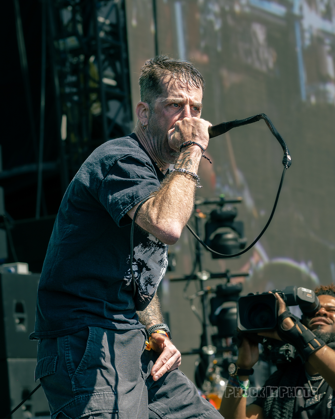 Vocalist for Lamb of God performing at Sick New World 2024