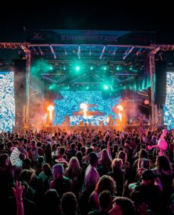 Photo of the stage at Denver's Global Dance Festival