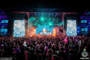 Photo of the stage at Denver's Global Dance Festival