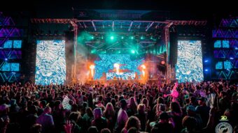 Photo of the stage at Denver's Global Dance Festival