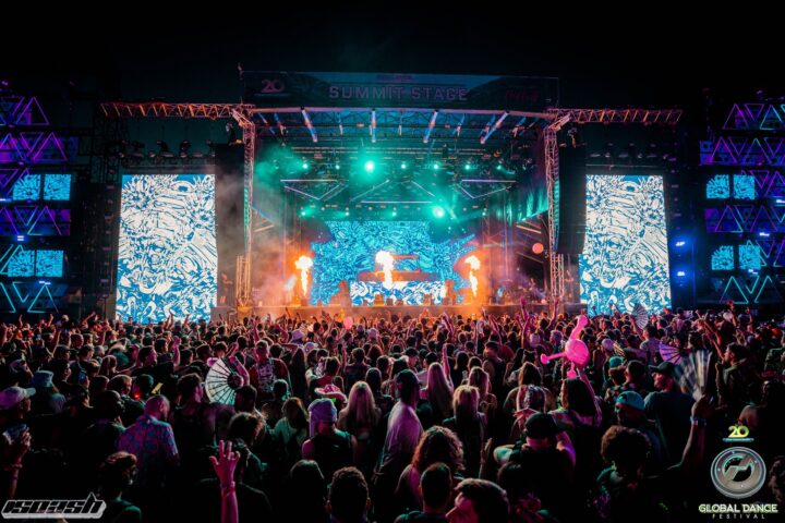 Photo of the stage at Denver's Global Dance Festival