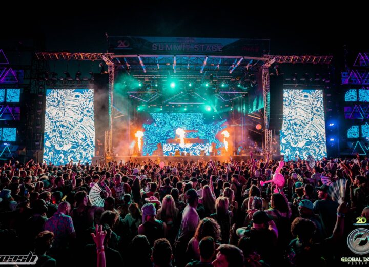 Photo of the stage at Denver's Global Dance Festival