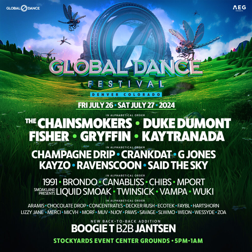 Global Dance Festival 2024 lineup poster