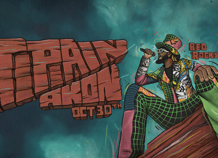 T-PAIN AND AKON RED ROCKS POSTER