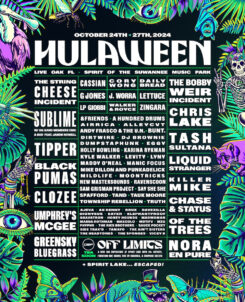 Hulaween Lineup Poster