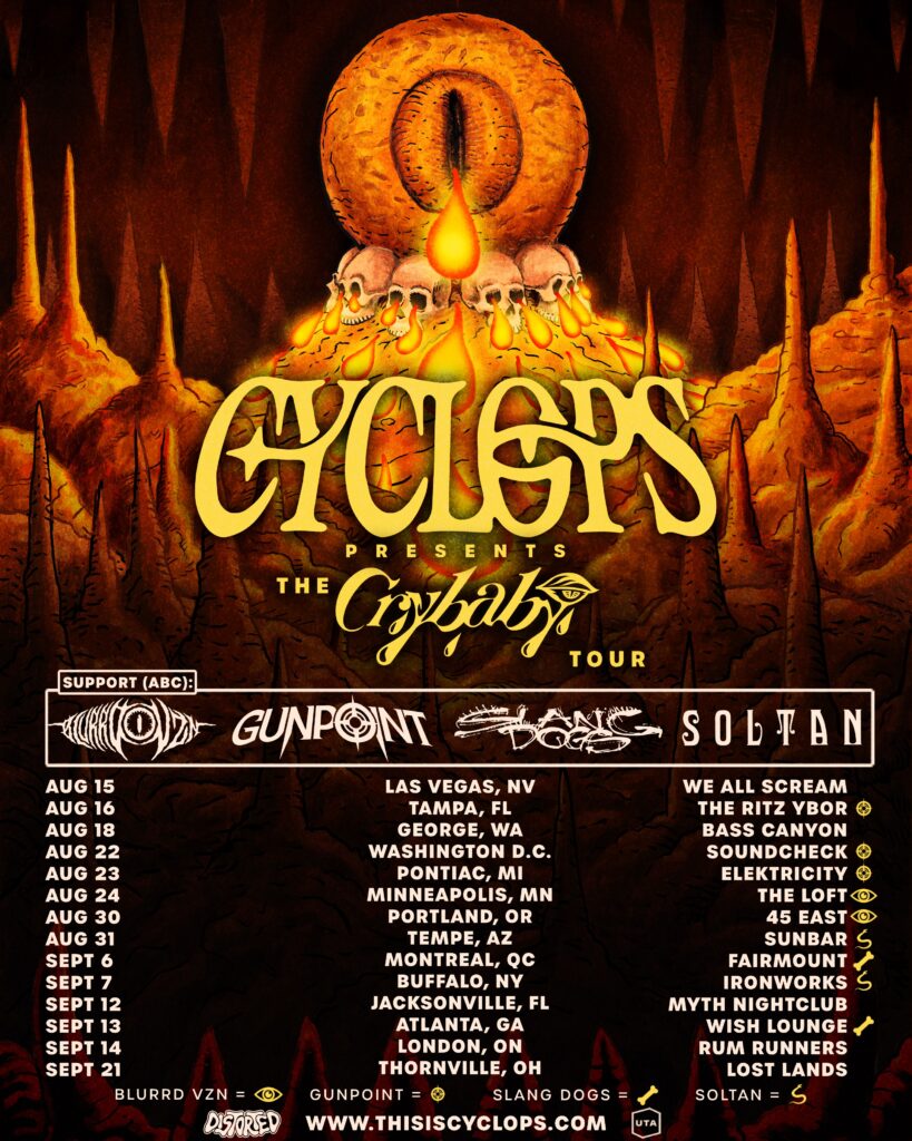 Cyclops's 'Crybaby' tour poster