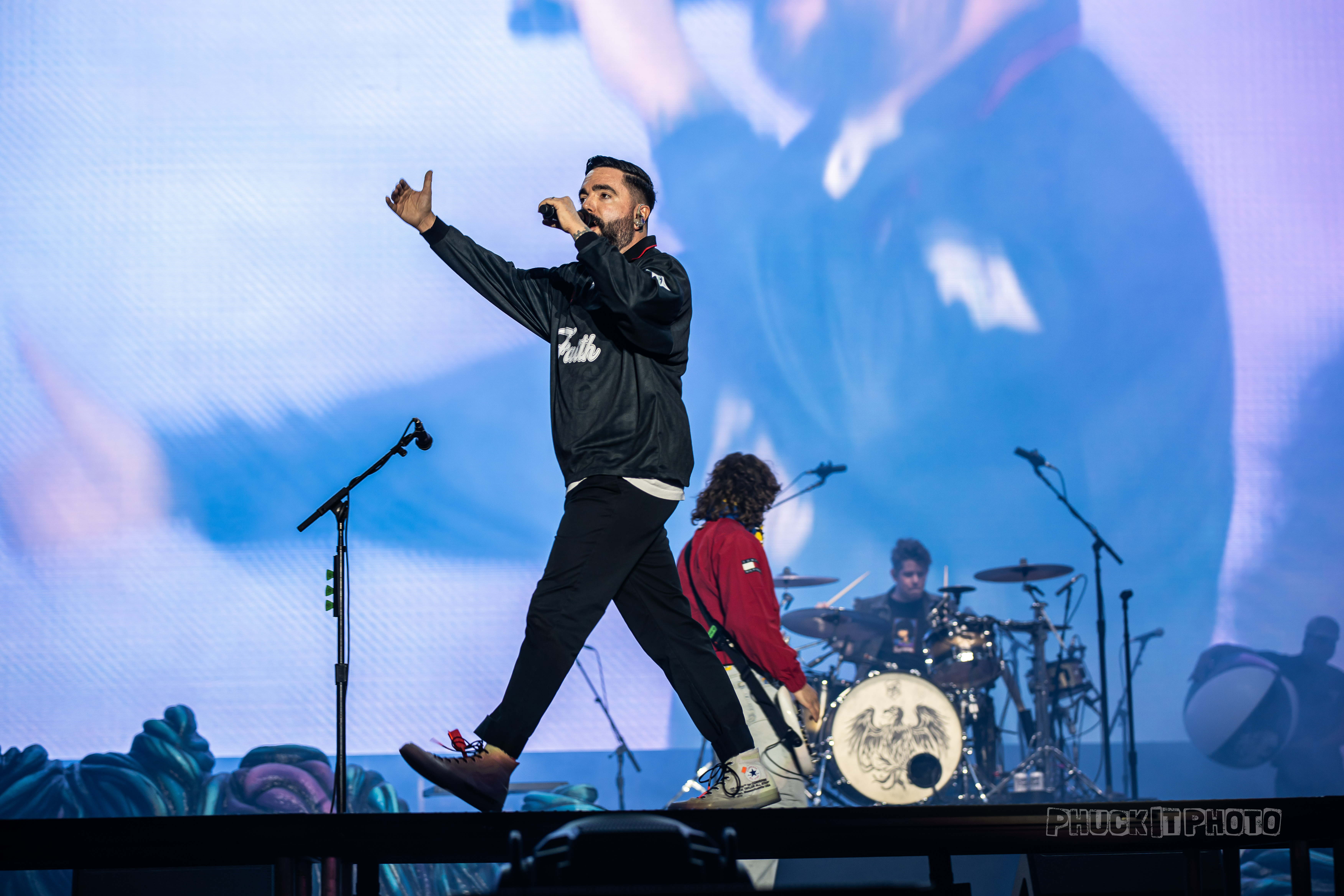 A Day To Remember performing at big rock festival