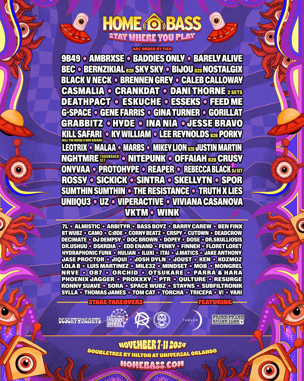 Home Bass 2024, lineup