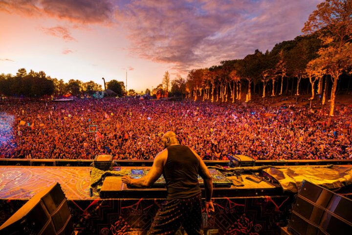 DJ Diesel on stage at Lost Lands