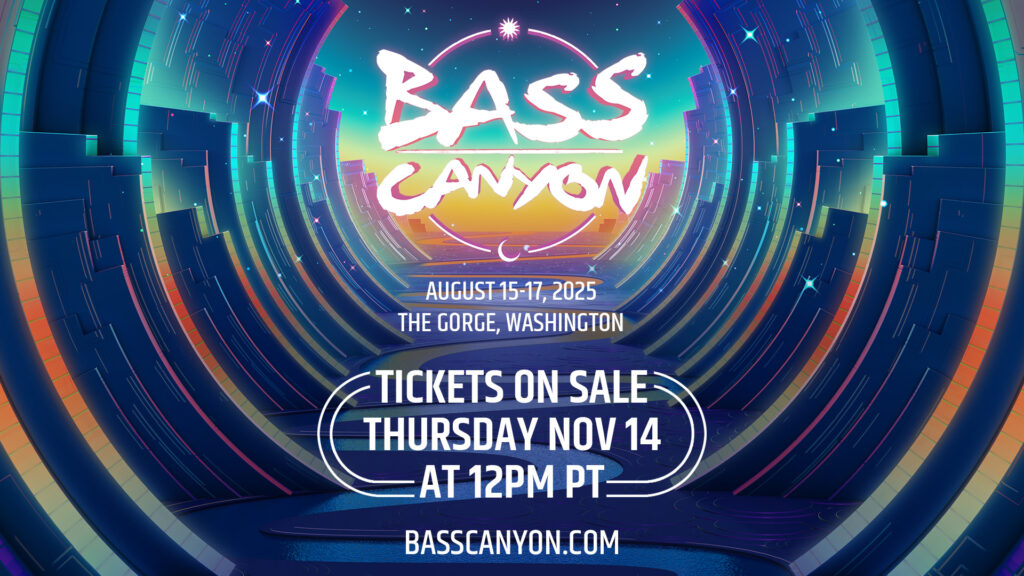 Bass Canyon 2025 flyer