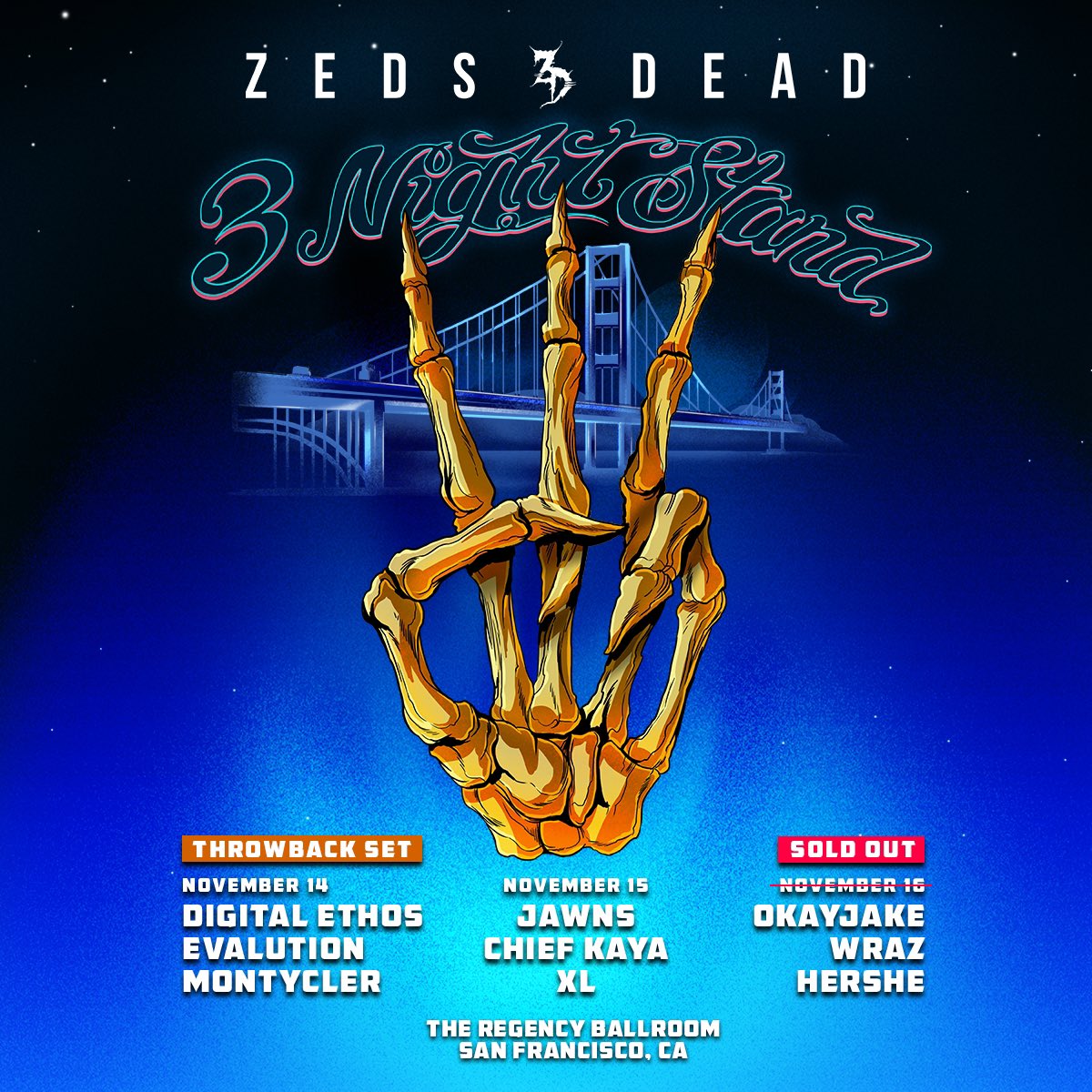 Zeds Dead brings 3 days of bass to the San Francisco Bay Area
