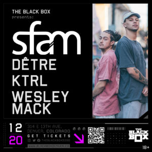 sfam x Black Box show flyer