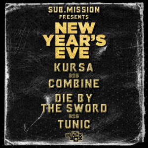 Kursa x Black Box NYE show flyer