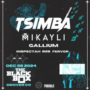 Tsimba x Black Box show flyer