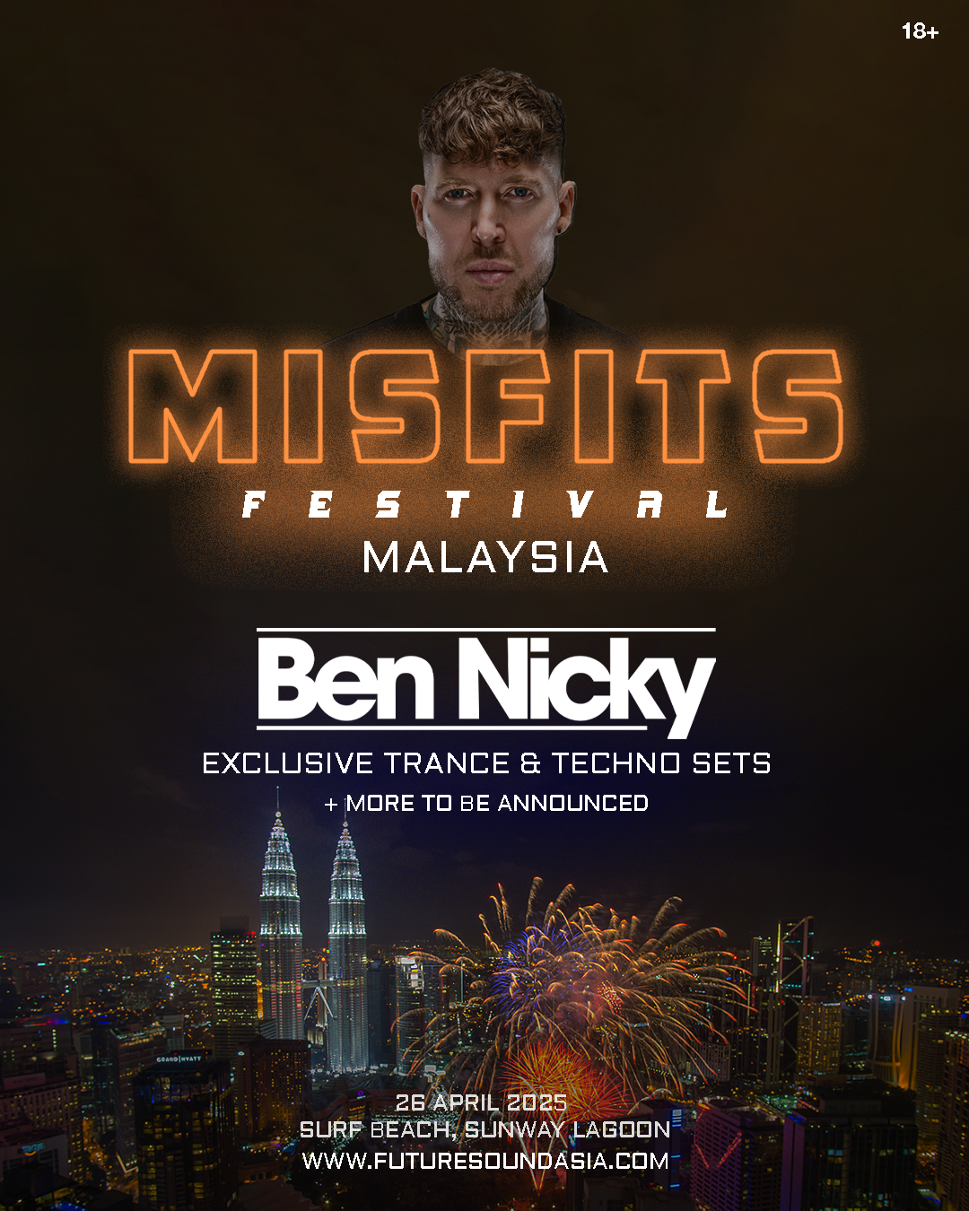 Ben Nicky Brings the Misfits Festival to Malaysia in 2025 - MP3 MAG
