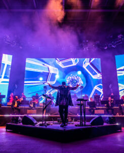 Opiuo performing at Red Rocks Amphitheatre in 2023