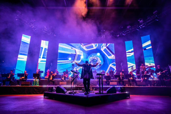 Opiuo performing at Red Rocks Amphitheatre in 2023