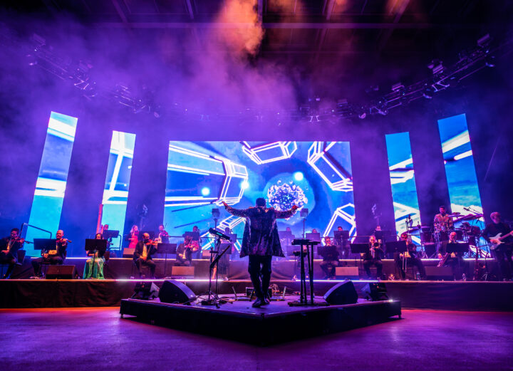 Opiuo performing at Red Rocks Amphitheatre in 2023